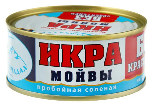 Ікра мойви пробійна солона Камчадал з/б 100г