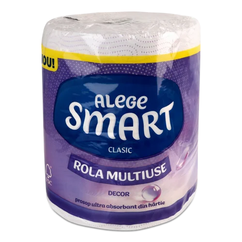 Рушник паперовий 2-шаровий Decore Classic Smart, в/с, 1шт