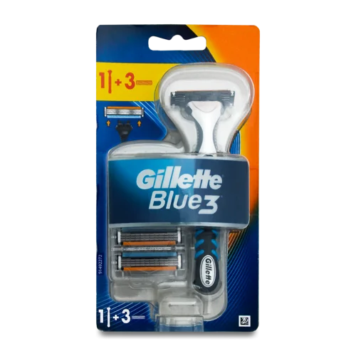 Бритва Gillette Blue 3 з 3 змінними касетами, в/ґ, 1г