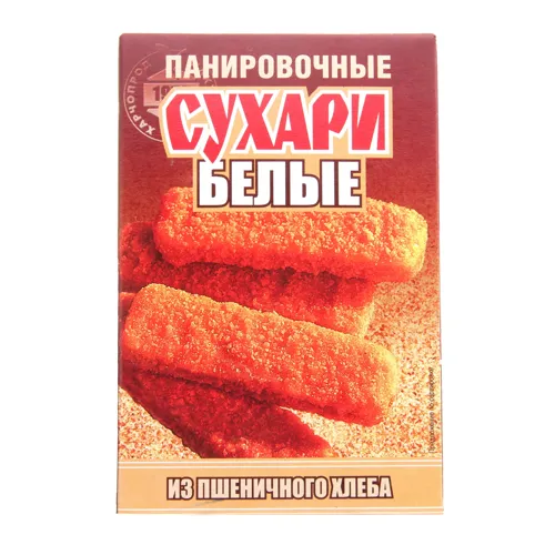 Сухарі панірувальні білі з пшеничного хліба ПрАТ ХПП