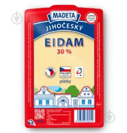 Сир Madeta Едам нарізка 30% 100г
