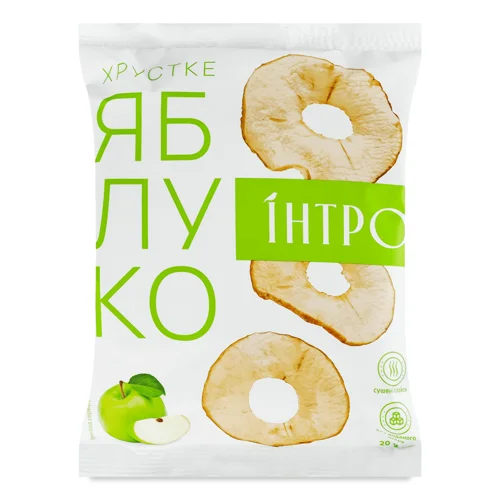 Слайси Інтро Хрустке яблуко сушені 20г