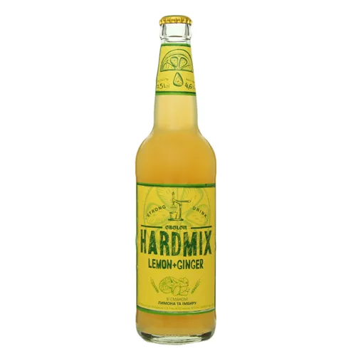 Пиво Оболонь Хардмікс Лимон + Імбир 0,5л