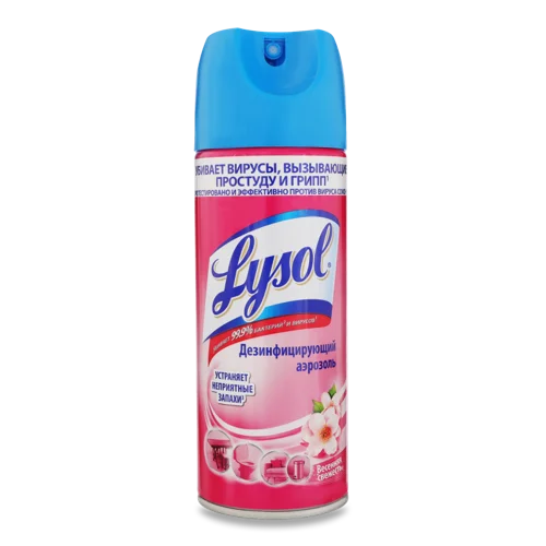 Дезінфікуючий Аерозоль Весняна Свіжість Lysol, 400мл