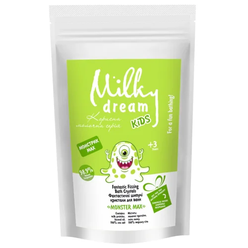Сіль для ванн Milky Dream Фантастичні шипучі кристали Монстрик Мах 300г