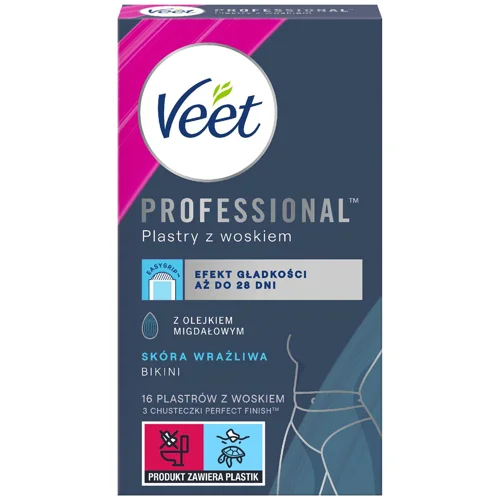 Воскові смужки Veet Professional для депіляції чутливої шкіри 16шт