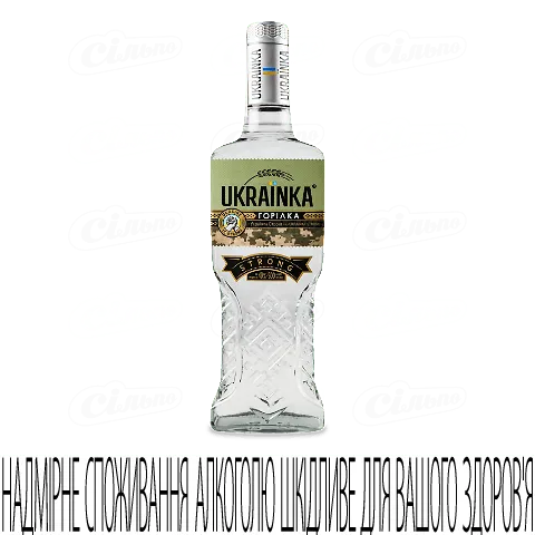 Горілка Ukraїnka Strong 40% 0.5л