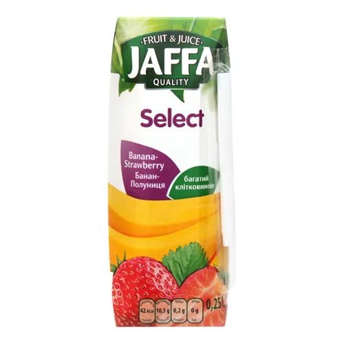 Бананово-полуничний нектар Jaffa 0,25л