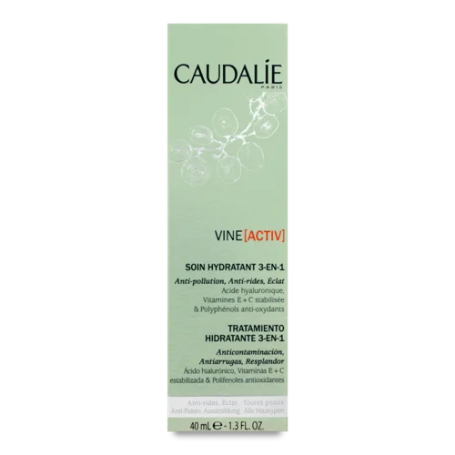 Засіб Caudalie VineActiv 3в1 Зволожуючий для Обличчя, 40мл