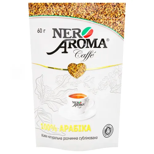 Кава Nero Aroma Caffe розчинна 60г