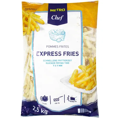 Картопля фрі Horeca Select експрес 9Х9мм 2,5кг