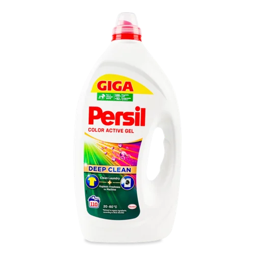 Засіб для Прання Рідкий Концентрований Color Active Gel Deep Clean Persil, 4.95л