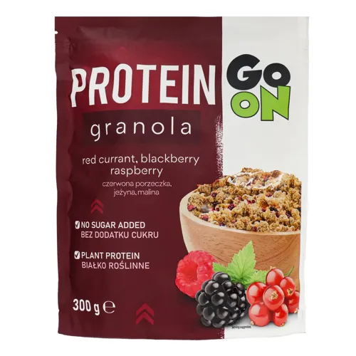 Гранола Red currant-blackberry-raspberry Protein Go On д/п 300г