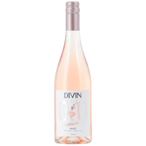 Напій безалкогольний Divin Rose рожеве напівсухе 0,75л