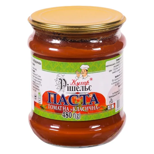 Паста томатна Кухар Рішельє Класична 25% 480г