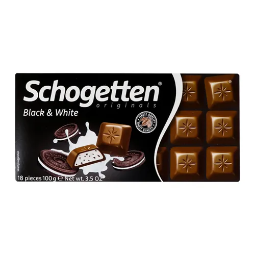 Шоколад Schogetten Black&White молочний 100г
