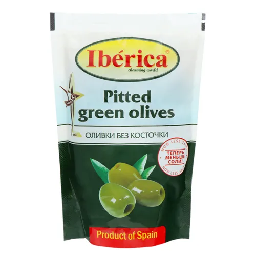 Оливки Iberica з кісточкою пет пакет, 170г