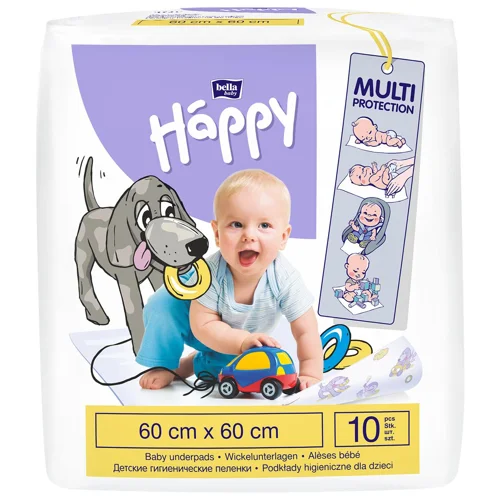 Пелюшки гігієнічні Bella Happy Baby 60х60см 10шт