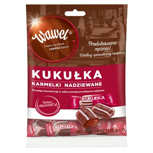 Карамель Wawel з начинкою какао 105г