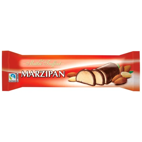 Цукерки Maіtre Truffout Mozzart марципан у чорному шоколаді 100г