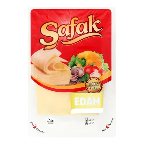 Сир 40% нарізний Edam Safak лоток 150г