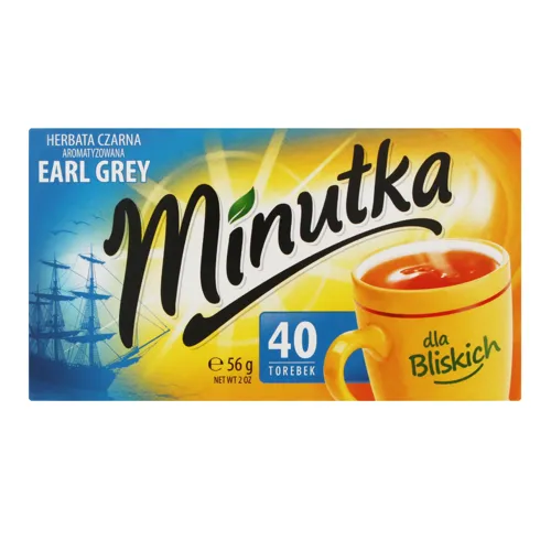Чай Ерл Грей чорний 40*1,4г Мінутка