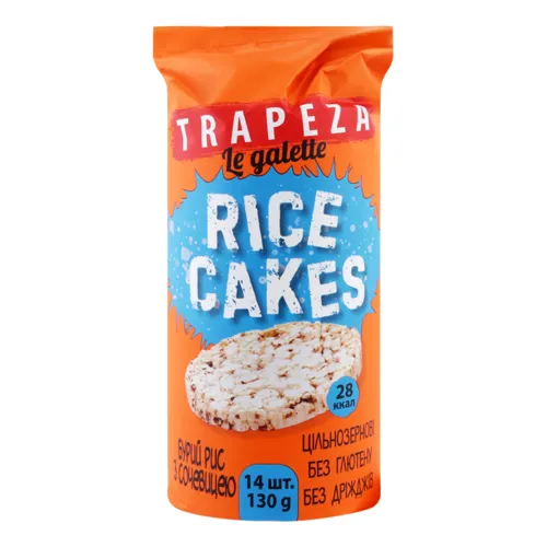 Галети рисові з сочевицею Trapeza м/у 130г