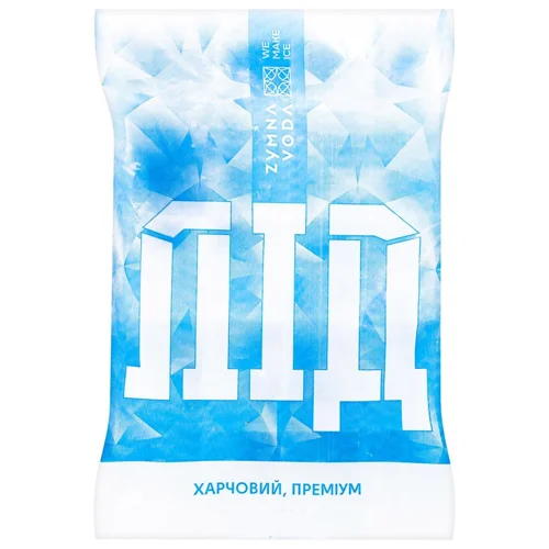 Лід харчовий Zymna Voda кубиковий 4х4х11см 2,5кг