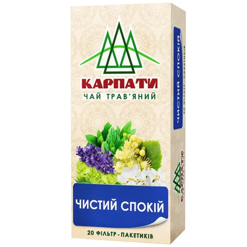 Чай трав'яний «Карпати Чистий спокій» 1,25г*20шт