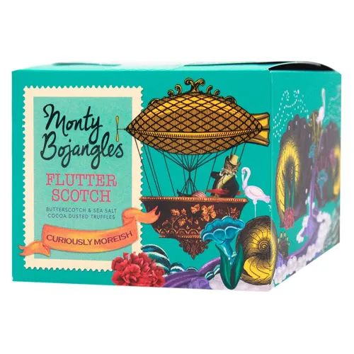 Цукерки Monty Bojangles трюфель з ірисками та морською сіллю 150г