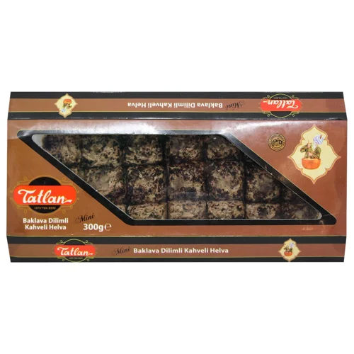 Халва Tatlan тахінна з кавовим смаком в формі баклави міні 300г