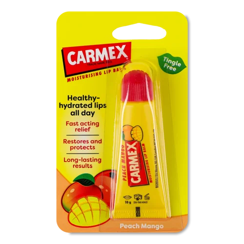 Бальзам для губ з персиком та манго Carmex, в/ґ, 10г