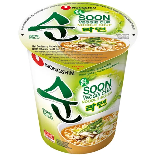 Локшина Nongshim Soon Veggie Cup Noodle Soup 67г