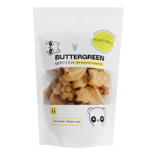 Печиво Масіки вівсяні Buttergreen м/у 150г