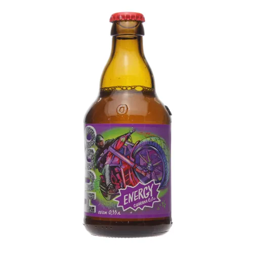 Пиво спеціальне 0.33л 6% Hugo Energy Guarana пл