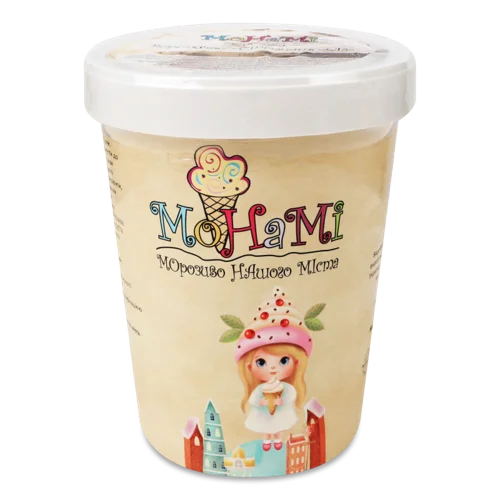 Морозиво Вершкове Страчателла Монамі, відро, 500г