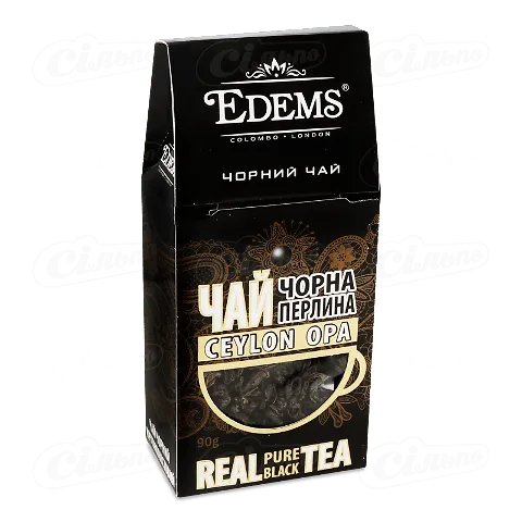 Чай чорний Еdems «Чорна перлина» цейлонський, 90г