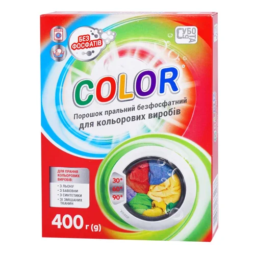 Пральний порошок Субота Color безфосфатний 400г