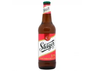 Пиво світле Steiger 11% світле 0,5л