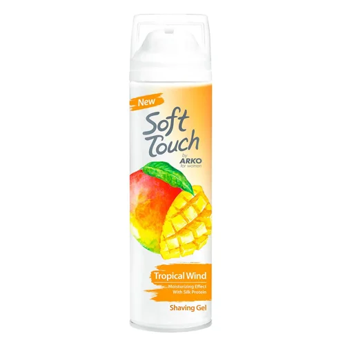 Гель для гоління Arko Soft Touch Tropical Wind для жінок 200мл
