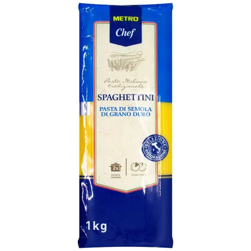 Макаронні вироби Metro Chef Spaghettini з твердих сортів пшениці 1кг