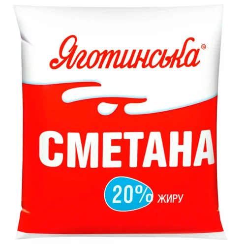 Сметана 20% Яготинська м/у 350г