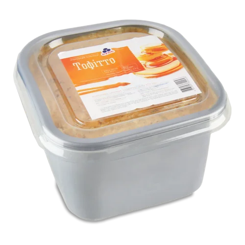 Морозиво Вищого Ґатунку Пломбір Тофітто Рудь, п/у 1.65 кг