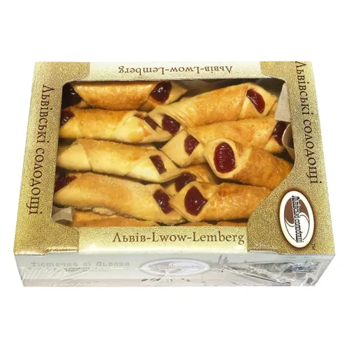 Печиво Львівські солодощі Кокетка з джемом слойне 300г
