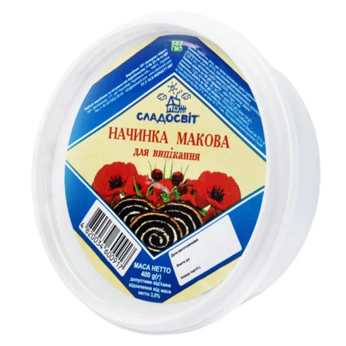 Начинка макова Сладосвіт 400г