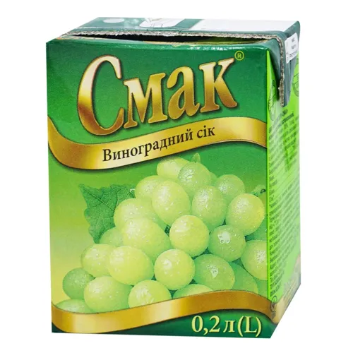 Сік Смак Виноградний 200мл