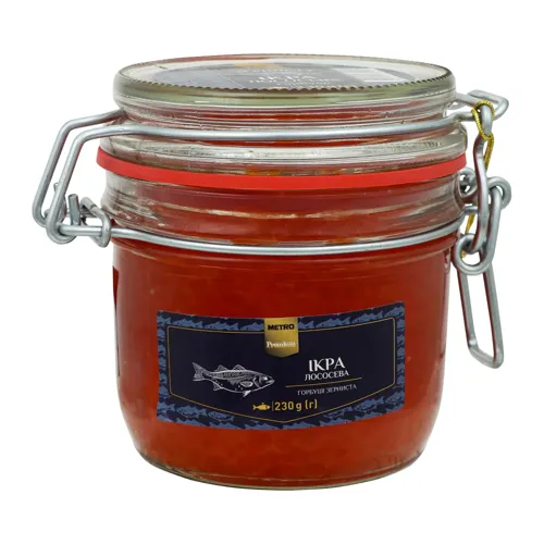 Ікра лососева горбуші зерниста Metro Premium с/б 230г