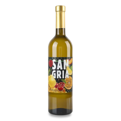 Вино Біле Напівсолодке Слабоалкогольне Sangria Salute, 6-6.9% в/ґ, 750мл