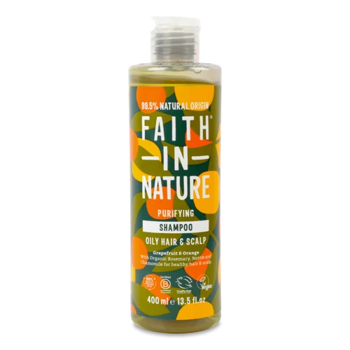 Шампунь Натуральний Для Жирного Волосся І Шкіри Голови Faith In Nature 400мл