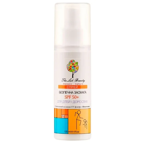 Спрей Lab Beauty Безпечна засмага для дітей і дорослих SPF50+ 120мл